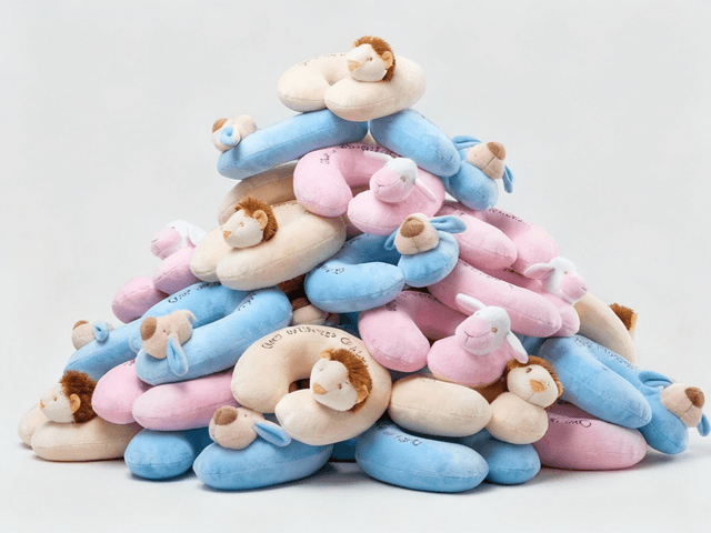 Apoios de Pescoço Leãozinho, Ovelhinha e Cachorrinho